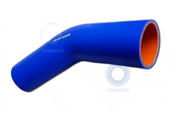 Патрубок нижний ЕВРО СИНИЙ d60*290