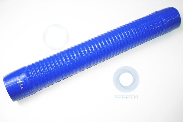 Патрубок гофрированный прямой СИЛИКОН d 75X600 толщ.5мм,4 слоя армир
